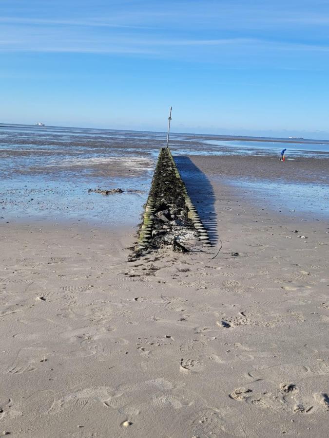 Strandkajuete Hooksiel Schillig Exterior foto